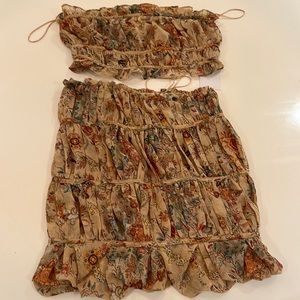 Festival Top & Skirt Set